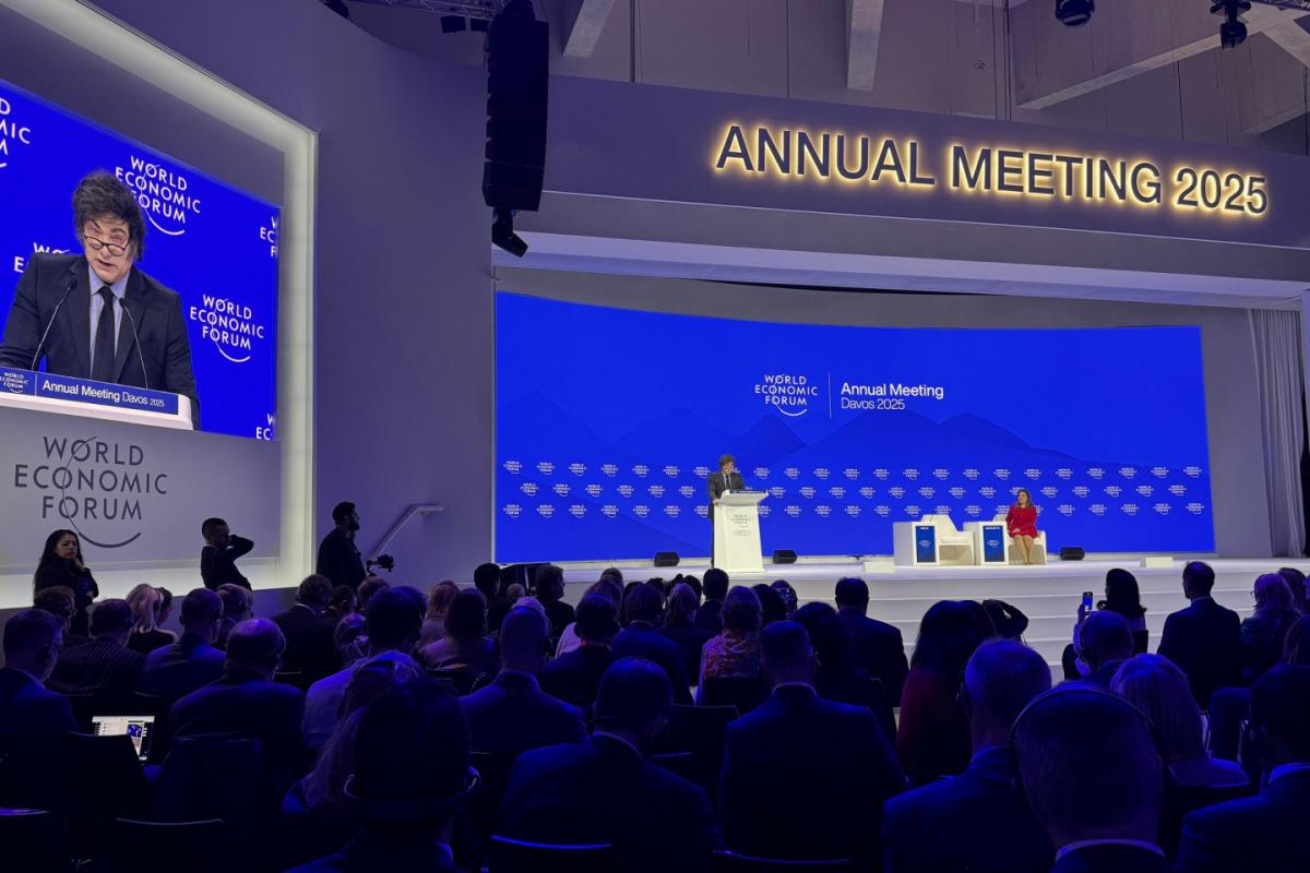 La Bancaria repudió el discurso de Javier Milei en Davos: 