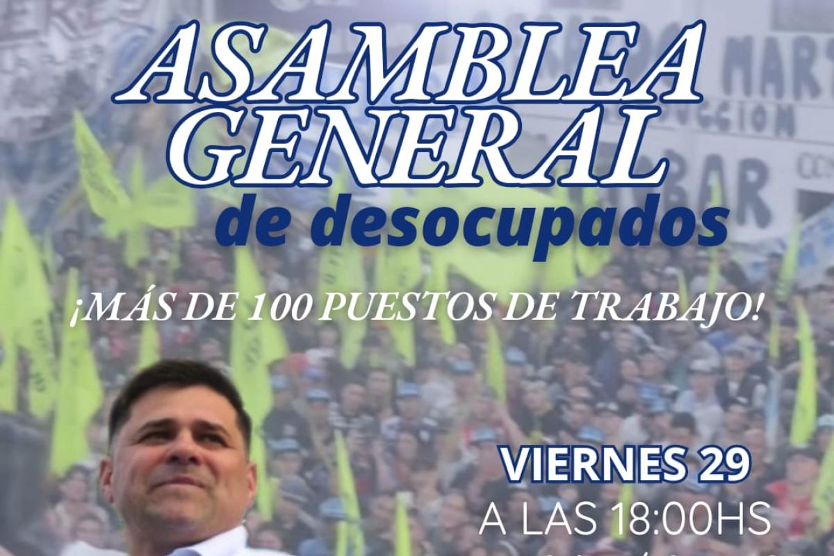 Iván Tobar liderará asamblea clave para combatir la desocupación en La Plata