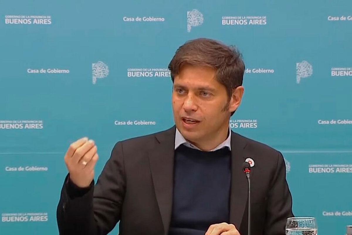 Kicillof contra Milei: 