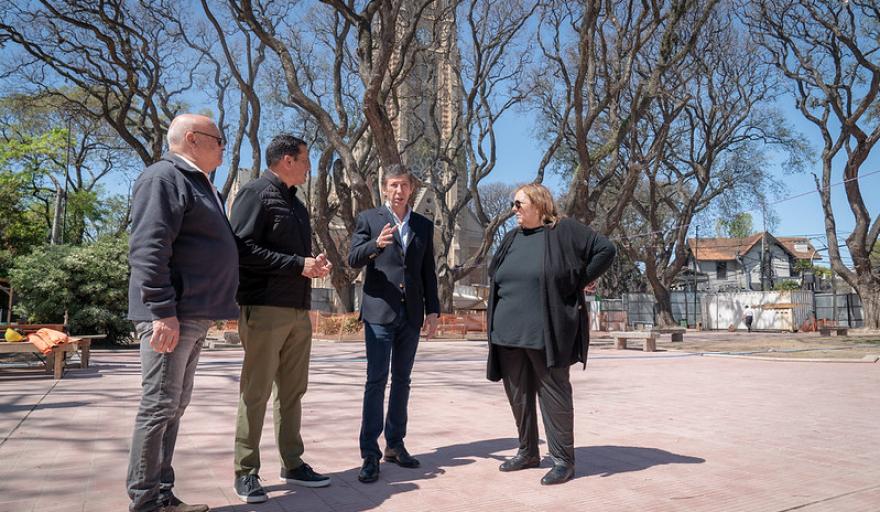 San Isidro: Etapa final de las obras de restauración de la Plaza Mitre