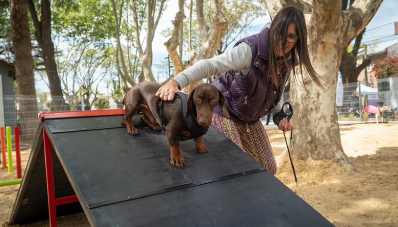 San Isidro sumó otro canil para mascotas en Plaza Alsina