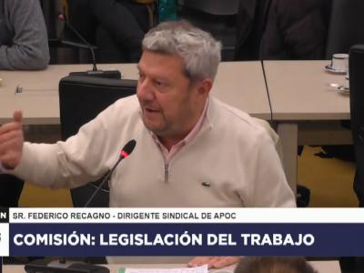 APOC Cuestiona Propuestas de Reforma Sindical: 'El Debate es Sesgado y Prejuicioso', Afirma Federico Recagno