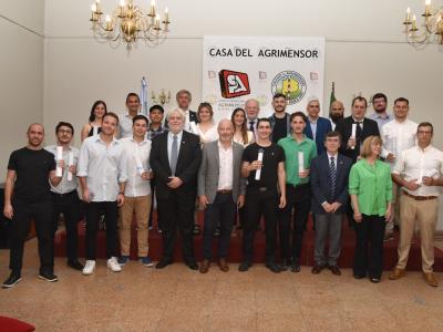 Agrimensores bonaerenses realizaron la tradicional Ceremonia de Bienvenida a los nuevos matriculados